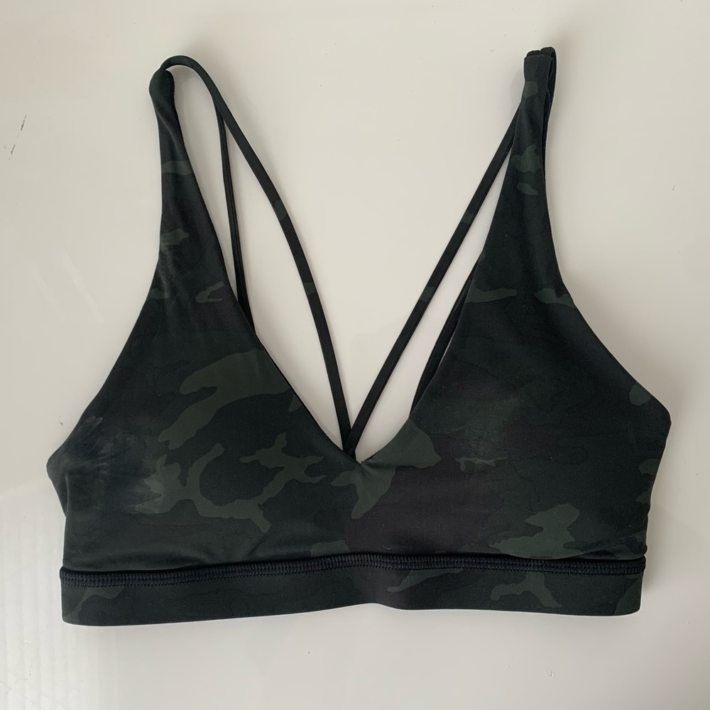 Lululemon Camo Sports Bra - NWOT